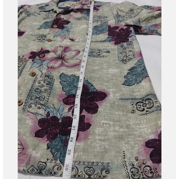 Caribbean joe Hawaiian Shirt for Men Size Medium Short Sleeve tropical shirt - Picture 6 of 10
